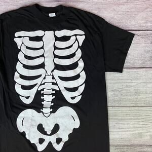 Vintage 1980s Skeleton Graphic Single Stitch T-shirt